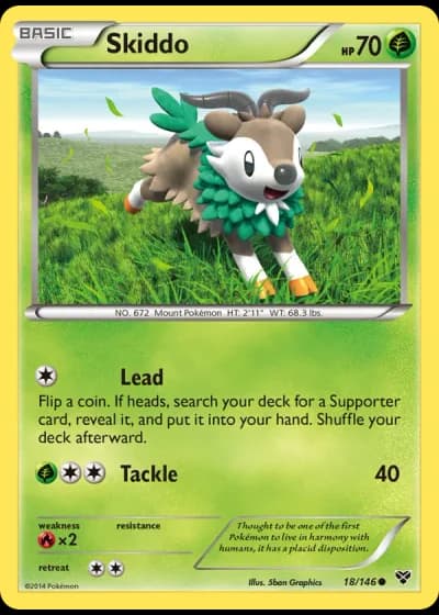 Skiddo #18/146 — XY