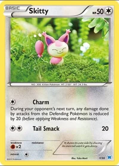 Skitty #1/30 — XY trainer Kit (Latios)