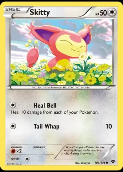 Skitty #104/146 — XY