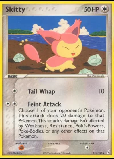 Skitty #41/100 — EX Guardiani dei Cristalli