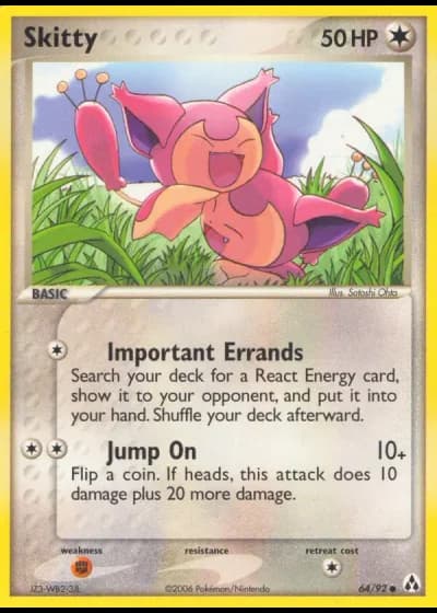 Skitty #64/92 — EX La Leggenda di Mew