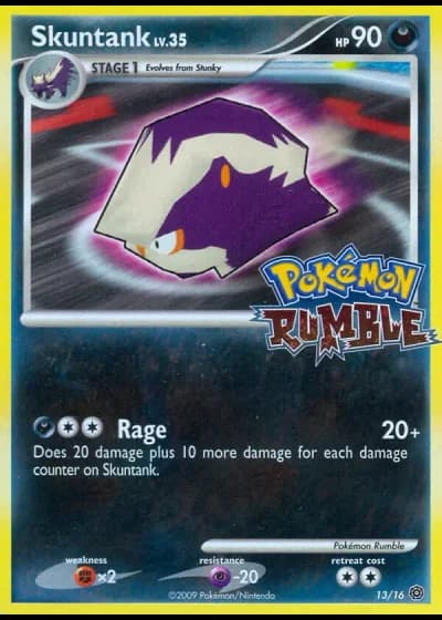 Skuntank #13/16 — Pokémon Rumble