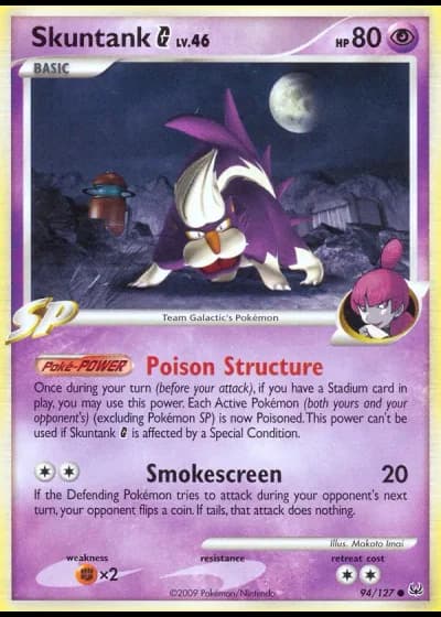 Skuntank G #94/127 — Platinum