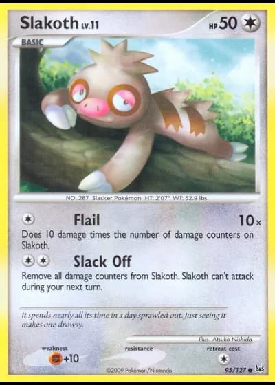 Slakoth #95/127 — Platino