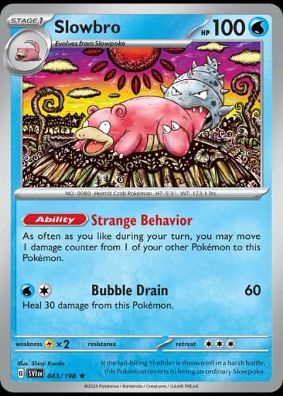 Slowbro #043/198 — Scarlet & Violet