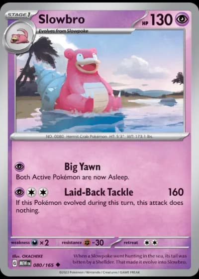 Slowbro #080/165 — 151