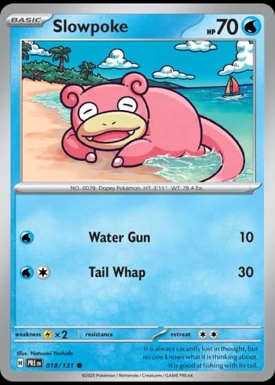 Slowpoke #018/131 — Prismatic Evolutions