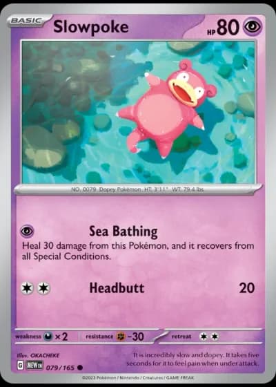 Slowpoke #079/165 — 151