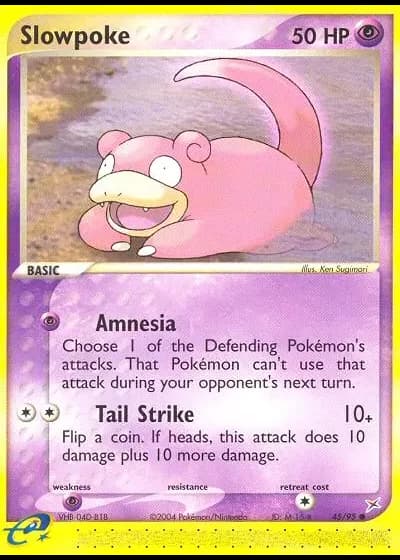 Slowpoke #45/95 — Team Magma vs Team Aqua