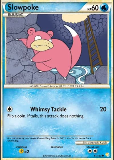Slowpoke #81/123 — HeartGold SoulSilver