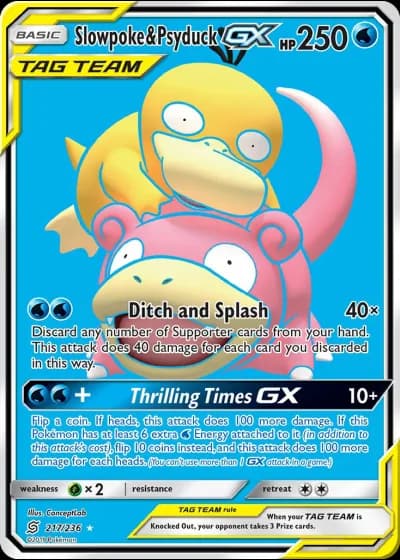 Slowpoke & Psyduck GX #217 — Unified Minds
