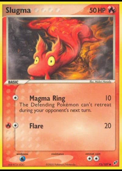 Slugma #75/107 — EX Deoxys