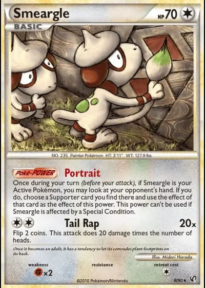 Smeargle #8/90 — Undaunted