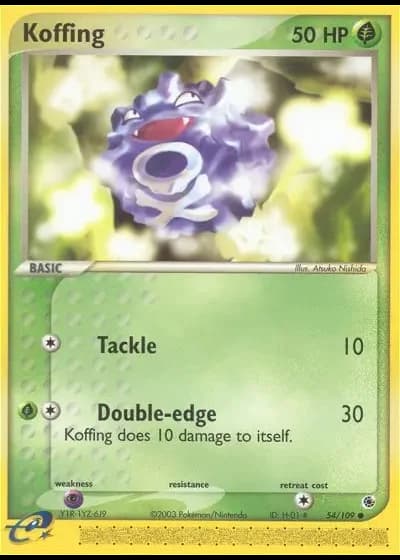 Smogon #54/109 — EX Rubin & Saphir