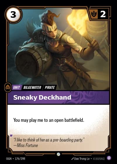 Sneaky Deckhand #176/352 — Origins