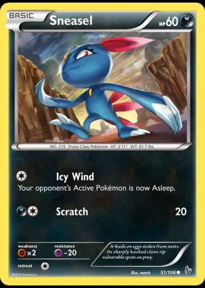 Sneasel #51/106 — Flashfire