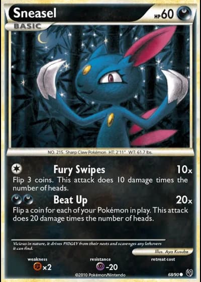 Sneasel #68/90 — Undaunted