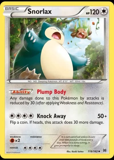 Snorlax #118/162 — BREAKthrough