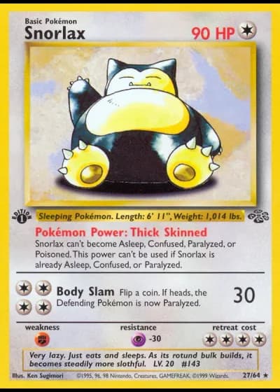Snorlax #27/64 — Jungle