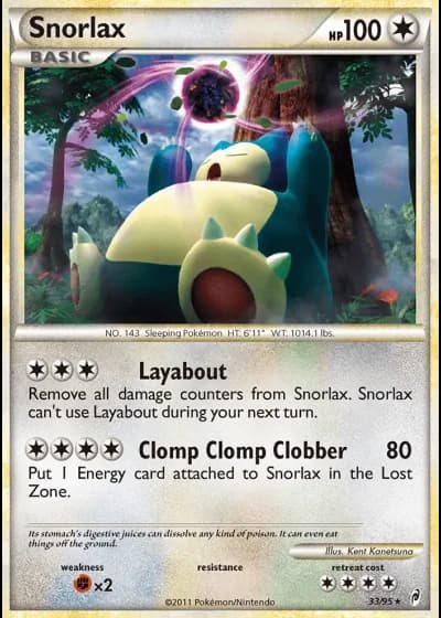 Snorlax (STAFF Prerelease) #33/95 — Call of Legends