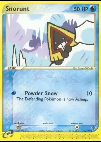 Snorunt #44/97 — EX Drago