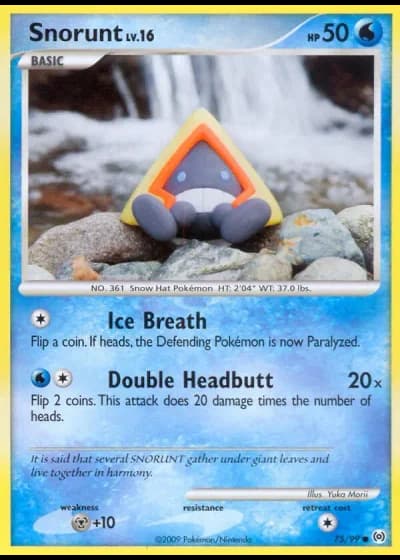 Snorunt #75/99 — Arceus