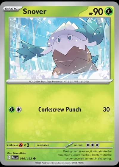 Snover #010/193 — Paldea Evolved