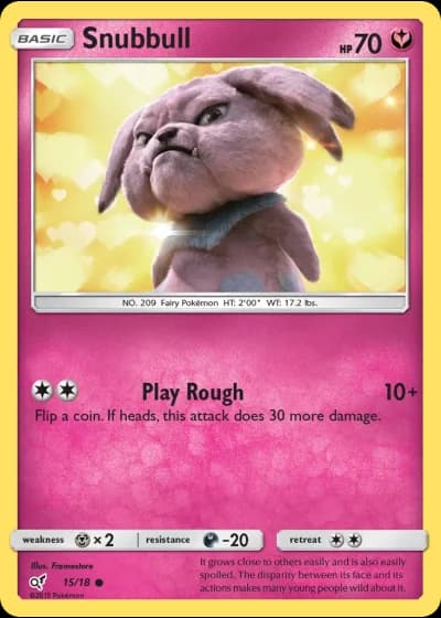 Snubbull #15/18 — Detective Pikachu