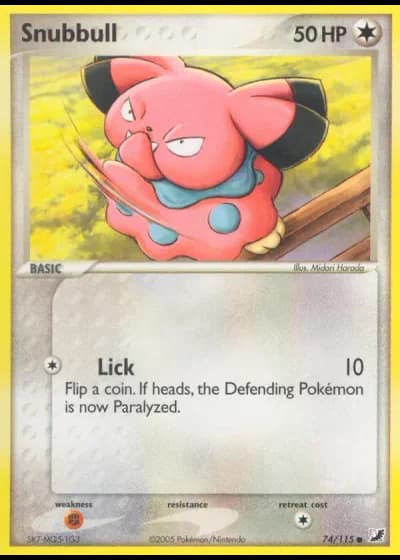 Snubbull #74/115 — EX Forze Segrete