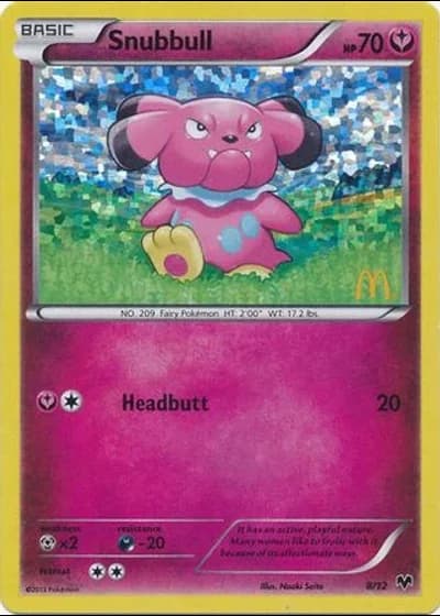 Snubbull #8/12 — McDonald's Collection 2014