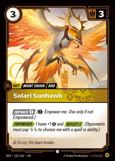 Solari Sunhawk #122/248 — Vendetta