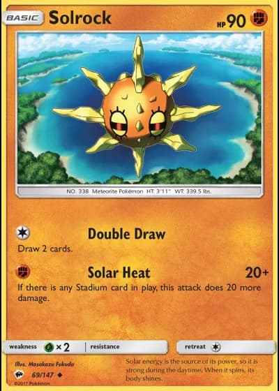 Solrock #69/147 — Burning Shadows