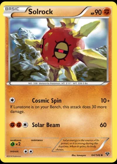 Solrock (League Challenge 4th Place) #64/146 — XY