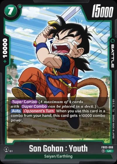Son Gohan : Youth  FB03-066 — Raging Roar (FB03)