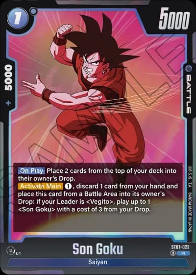 Son Goku  ST01-023 — Story Booster 01 (ST01)
