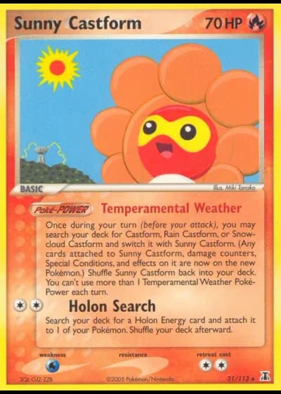 Sonnenschein Formeo #31/113 — EX Delta Species