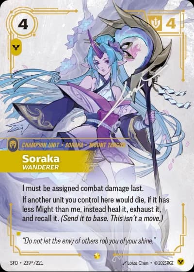 Soraka, Wanderer #239s/303 — Spiritforged