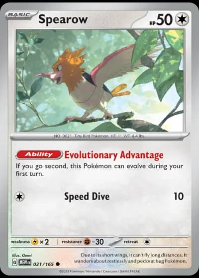 Spearow #021/165 — 151