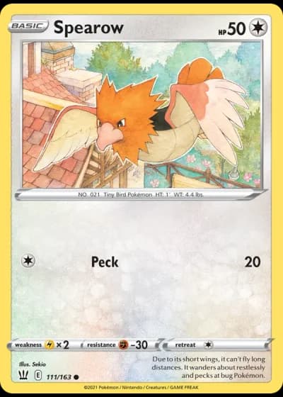 Spearow #111/163 — Battle Styles