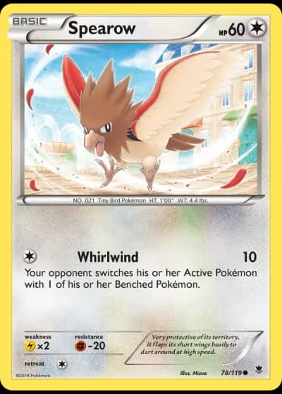 Spearow #78/119 — Phantom Forces