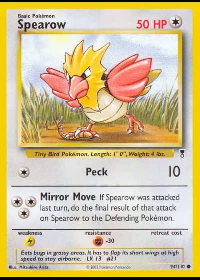 Spearow #94/110 — Legendary Collection