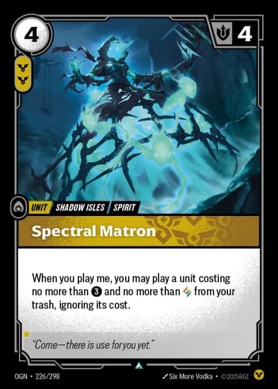 Spectral Matron #226/352 — Origins