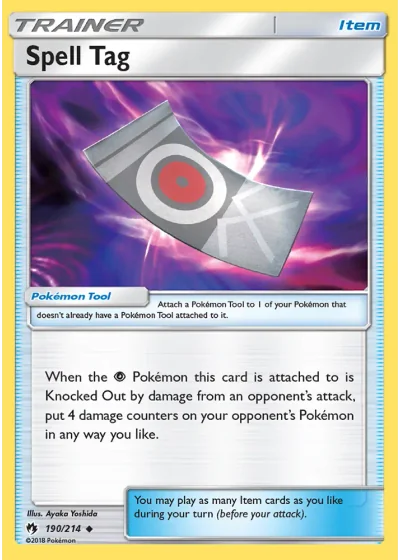 Spell Tag #190/214 — Lost Thunder