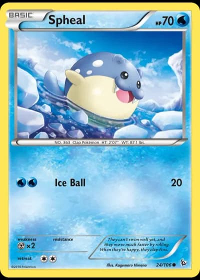 Spheal #24/106 — Flashfire
