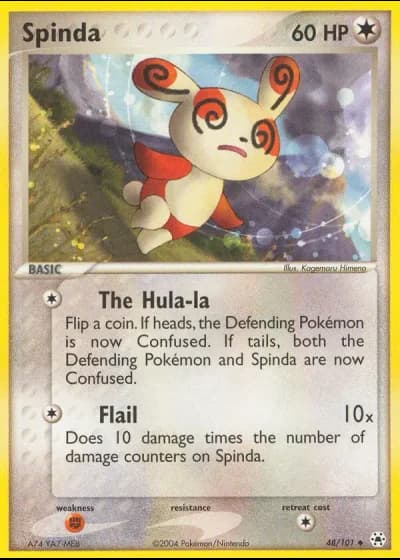 Spinda #48/101 — EX Leggende Nascoste
