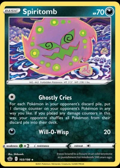 Spiritomb #103/198 — Chilling Reign