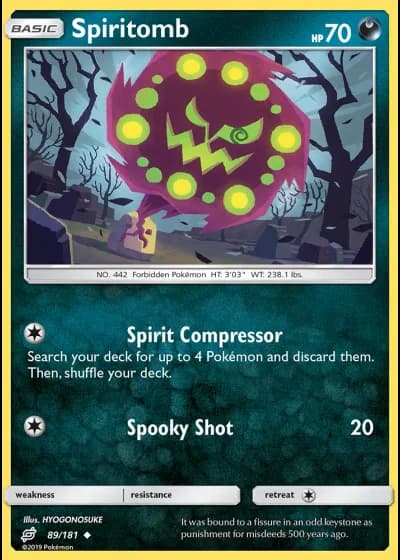 Spiritomb #89/181 — Team Up