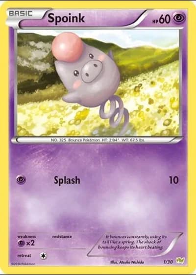 Spoink #1/30 — XY trainer Kit (Noivern)