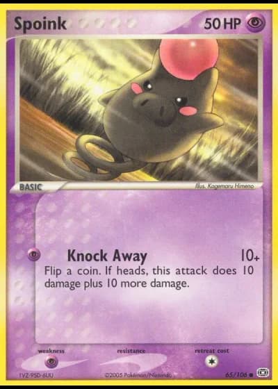 Spoink #65/106 — Emerald