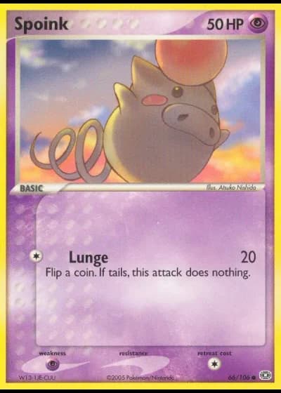 Spoink #66/106 — Emerald